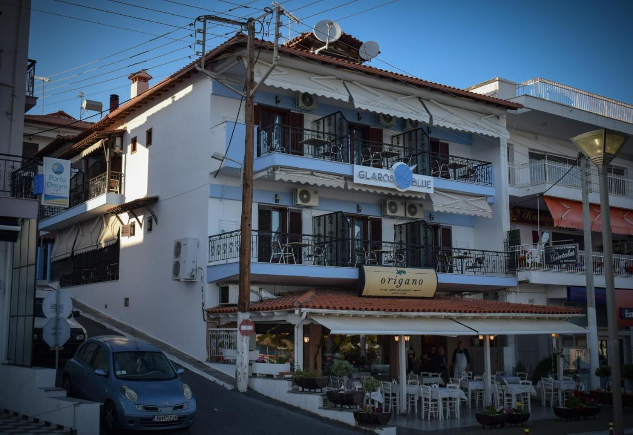Glaros Blue Hotel เนโอสมาร์มาราส ภายนอก รูปภาพ