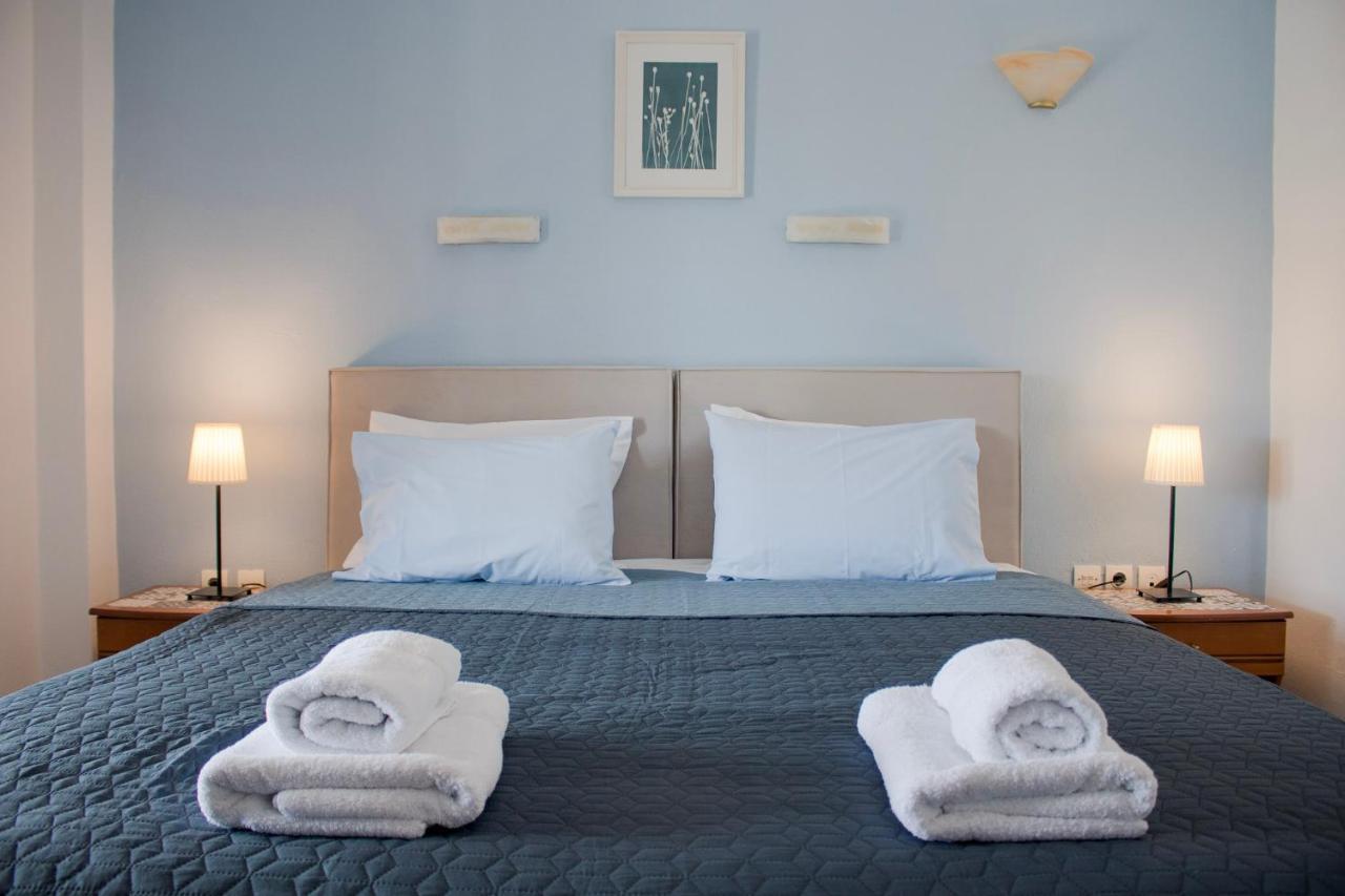 Glaros Blue Hotel เนโอสมาร์มาราส ภายนอก รูปภาพ